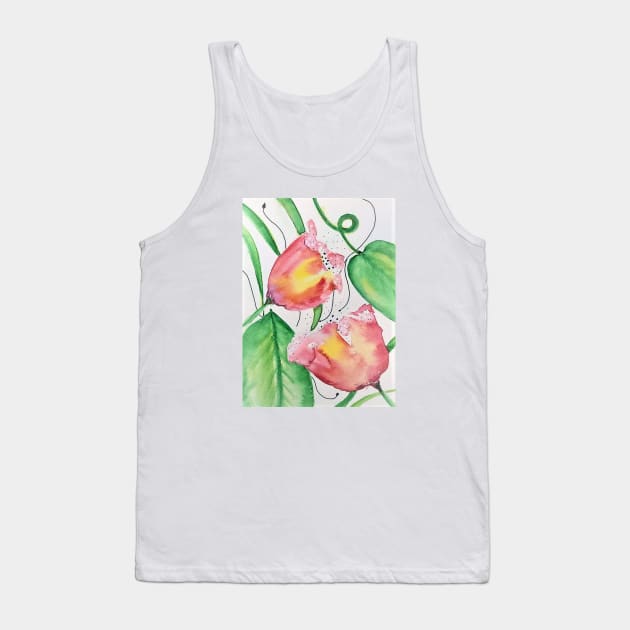 Fantasy Flowers Tank Top by Tstafford